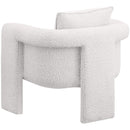  Manufacturer Color_Cream -- Stylus Cream Boucle Fabric Upholstered Accent Chair IMAGE 5