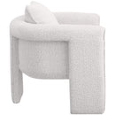  Manufacturer Color_Cream -- Stylus Cream Boucle Fabric Upholstered Accent Chair IMAGE 6