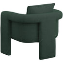  Manufacturer Color_Green -- Stylus Green Boucle Fabric Upholstered Accent Chair IMAGE 5