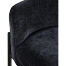  Color_Black -- Burton Black Chenille Fabric Upholstered Counter Stool IMAGE 7