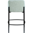  Color_Mint -- Burton Mint Chenille Fabric Upholstered Counter Stool IMAGE 3