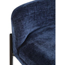  Color_Navy -- Burton Navy Chenille Fabric Upholstered Counter Stool IMAGE 7
