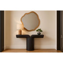  Meridian Tee Black Acacia Wood Console Table IMAGE 2