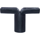  Meridian Tee Black Acacia Wood Console Table IMAGE 3