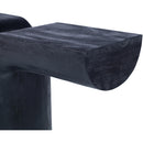  Meridian Tee Black Acacia Wood Console Table IMAGE 6