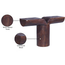  Meridian Tee Brown Acacia Wood Console Table IMAGE 10