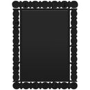  Meridian Aubrey Black Acacia Wood Frame Mirror IMAGE 4