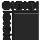  Meridian Aubrey Black Acacia Wood Frame Mirror IMAGE 7