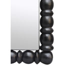  Meridian Aubrey Black Acacia Wood Frame Mirror IMAGE 6