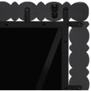  Meridian Aubrey Black Acacia Wood Frame Mirror IMAGE 7