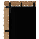  Meridian Aubrey Brown Acacia Wood Frame Mirror IMAGE 7