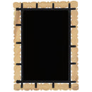  Meridian Aubrey Bleached Acacia Wood Frame Mirror IMAGE 4
