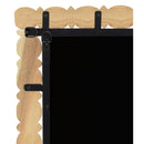  Meridian Aubrey Bleached Acacia Wood Frame Mirror IMAGE 7