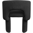 Meridian Emmet Black Boucle Fabric Dining Chair / Accent Chair IMAGE 3