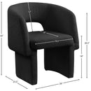  Color_Black -- Meridian Emmet Dining Chair IMAGE 8