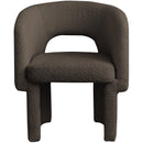 Meridian Emmet Brown Boucle Fabric Dining Chair / Accent Chair IMAGE 4