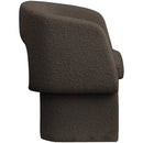  Color_Brown -- Emmet Brown Boucle Fabric Upholstered Dining / Accent Chair IMAGE 6