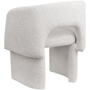  Color_Cream -- Emmet Cream Boucle Fabric Upholstered Dining / Accent Chair IMAGE 5