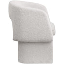  Color_Cream -- Emmet Cream Boucle Fabric Upholstered Dining / Accent Chair IMAGE 6