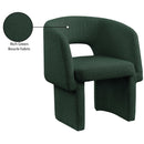 Meridian Emmet Green Boucle Fabric Dining Chair / Accent Chair IMAGE 9