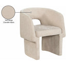 Meridian Emmet Beige Chenille Fabric Dining Chair / Accent Chair IMAGE 10