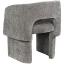  Color_Grey -- Emmet Grey Chenille Fabric Upholstered Dining / Accent Chair IMAGE 5