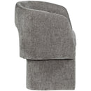 Color_Grey -- Emmet Grey Chenille Fabric Upholstered Dining / Accent Chair IMAGE 6