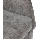  Color_Grey -- Emmet Grey Chenille Fabric Upholstered Dining / Accent Chair IMAGE 7