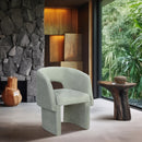 Meridian Emmet Mint Chenille Fabric Dining Chair / Accent Chair IMAGE 2