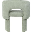 Meridian Emmet Mint Chenille Fabric Dining Chair / Accent Chair IMAGE 3