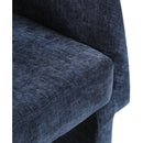  Color_Navy -- Emmet Navy Chenille Fabric Upholstered Dining / Accent Chair IMAGE 7