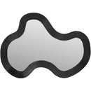  Meridian Oblique Black Iron Frame Mirror IMAGE 3