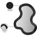  Meridian Oblique Black Iron Frame Mirror IMAGE 8