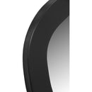  Meridian Oblique Black Iron Frame Mirror IMAGE 6