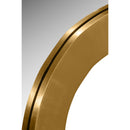  Meridian Oblique Gold Iron Frame Mirror IMAGE 6
