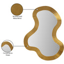 Meridian Oblique Gold Iron Frame Mirror IMAGE 8