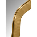  Meridian Oblique Gold Iron Frame Mirror IMAGE 6