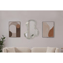  Meridian Oblique Silver Iron Frame Mirror IMAGE 2