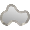  Meridian Oblique Silver Iron Frame Mirror IMAGE 3