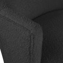  Manufacturer Color_Black -- Meridian Clarita Swivel Fabric Accent Chair IMAGE 7