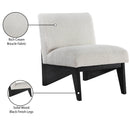  Manufacturer Color_Black -- Meridian Chapman Stationary Fabric Accent Chair IMAGE 9