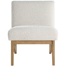  Manufacturer Color_Natural -- Chapman Cream Boucle Fabric Upholstered Accent Chair IMAGE 4