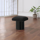  Color_Black -- Meridian Pavilion Boucle Fabric Upholstered Stool IMAGE 2