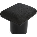  Color_Black -- Meridian Pavilion Boucle Fabric Upholstered Stool IMAGE 5