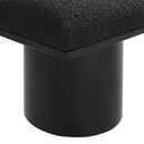  Color_Black -- Meridian Pavilion Boucle Fabric Upholstered Stool IMAGE 6