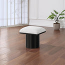 Meridian Pavilion Cream Boucle Fabric Bench/Stool IMAGE 2