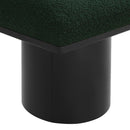  Color_Green/ Black Finish -- Pavilion Green Boucle Fabric Upholstered 10 pc Modular Bench IMAGE 5
