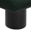  Color_Green/ Black Finish -- Pavilion Green Boucle Fabric Upholstered 3 pc Modular Bench IMAGE 5