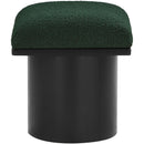  Color_Green/ Black Finish -- Pavilion Green Boucle Fabric Upholstered Stool IMAGE 4