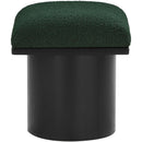Meridian Pavilion Green Boucle Fabric Bench/Stool IMAGE 4